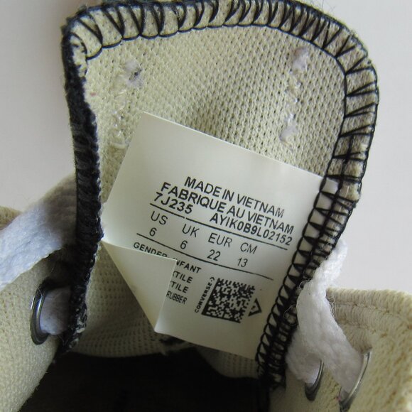 Converse Kids Chuck Taylor All Star OX Low Top Black/White Sneakers Size 6 - Picture 9 of 9